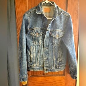Vtg Levi's Trucker Jacket Sz 38 Blue 70506-0216